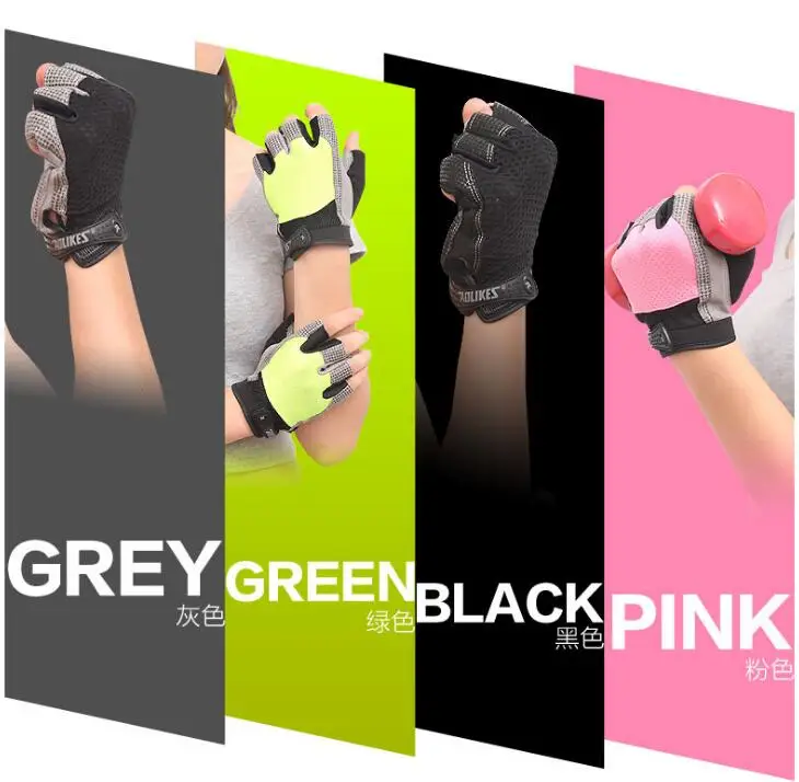 bicycle glvoes Gym Gloves Body Building Training Sports Fitness Gloves Weight Lifting Gloves Exercise For Men / Women