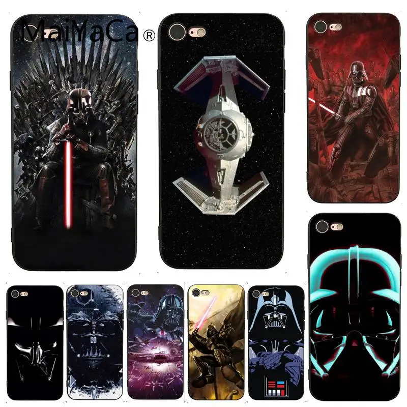 

MaiYaCa For iphone 7 6 X Case Star Wars Colourful Style Design Cell Phone Case for iPhone X 8 7 6 6S Plus X 5 5S SE XS XR Cases