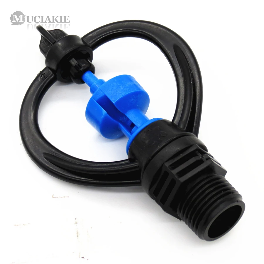 

MUCIAKIE 1PC 1/2'' Male Threaded Garden Sprinkler for Garden Lawn Irrigation 360 Degree Spraying High Quality