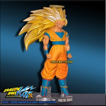 

Japan Anime DRAGONBALL Dragon Ball Z/Kai Genuine Original BANDAI Gashapon PVC Toys Figure HG 10 Son Goku Super Saiyan 3
