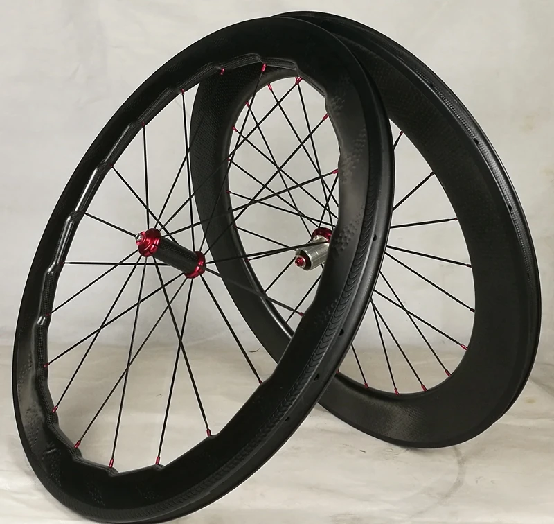 Full Carbon 58mm+80mm 700C Road clincer dimple carbon wheels,clincher bike wheel, bicicleta wheelset