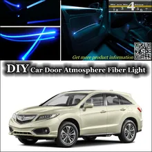 Для Acura RDX интерьерный светильник окружающей среды, настроенный атмосферный волоконно-оптический ленточный светильник s внутри Дверная панель освещения, не EL светильник