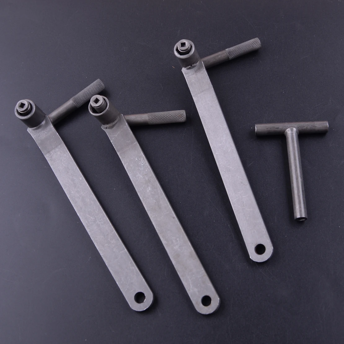 

CITALL 2Pcs/Set Motorcycle Scooter Engine Valve Screw Repair Wrench 8mm 9mm10mm Metal Square Adjusting Spanner Tool Dark Grey
