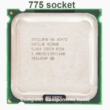 Оригинальный INTEL xeon X5472 процессор (3,0 ГГц/12 МБ/1600 МГц/4 ядра) 120 W ЦП сервера с двумя 771 до 775 адаптеры гарантия 1 год