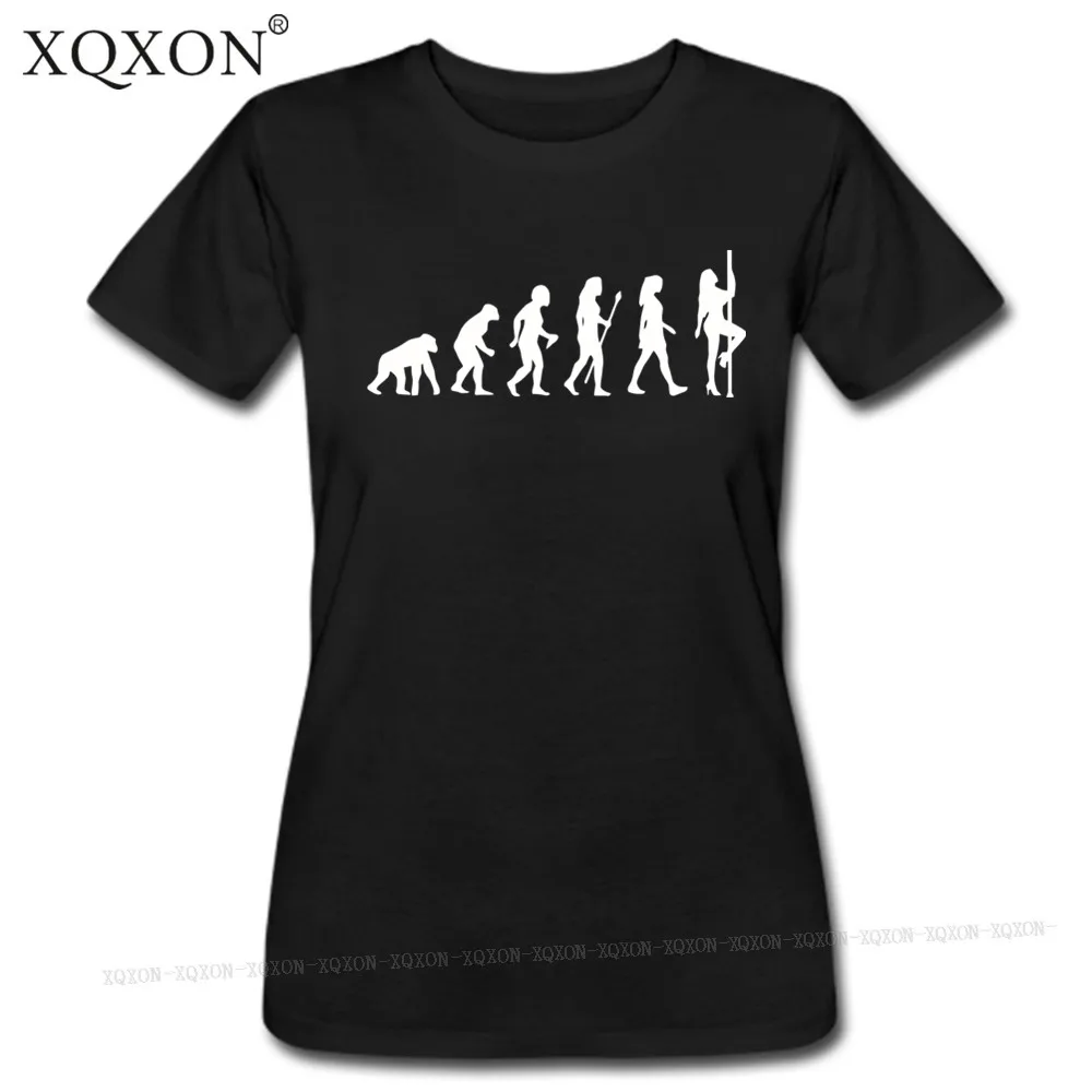 XQXON летняя новая Хлопковая женская футболка с коротким рукавом женская футболка для танцев на шесте W124 - Цвет: Black