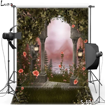 

MEHOFOTO New Fabric Polyester Photography Background For Wedding Fairy Tale Forest Vinyl Background For Kids Photo Studio 694