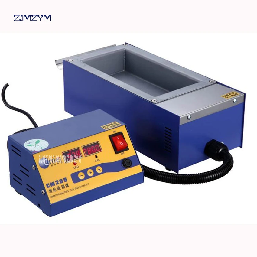 Split lead- free solder furnace CM- 206 digital high- temperature melting tin furnace dip tin Desoldering Pumps 110V / 220V