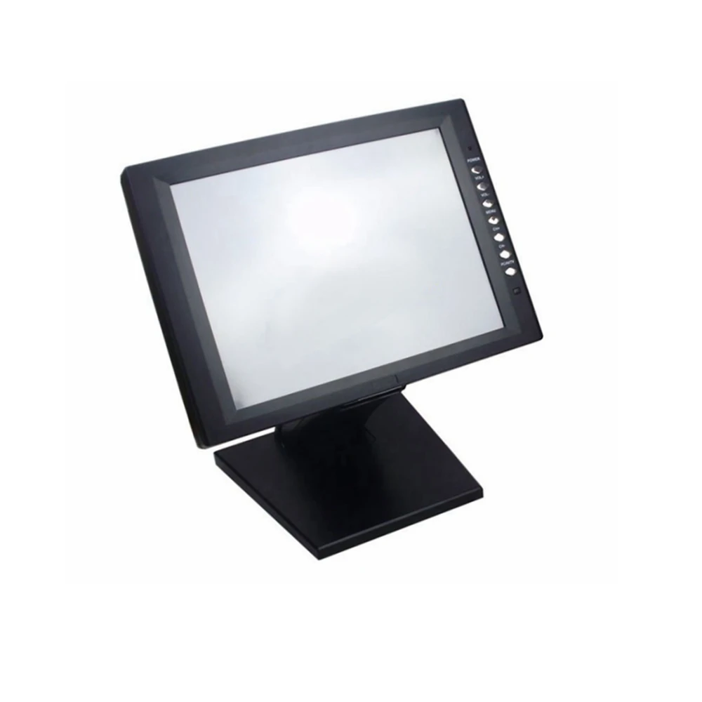 

12.1" inch VGA TFT LCD Touch Screen Monitor with POS Base(Black color)Free Shipping