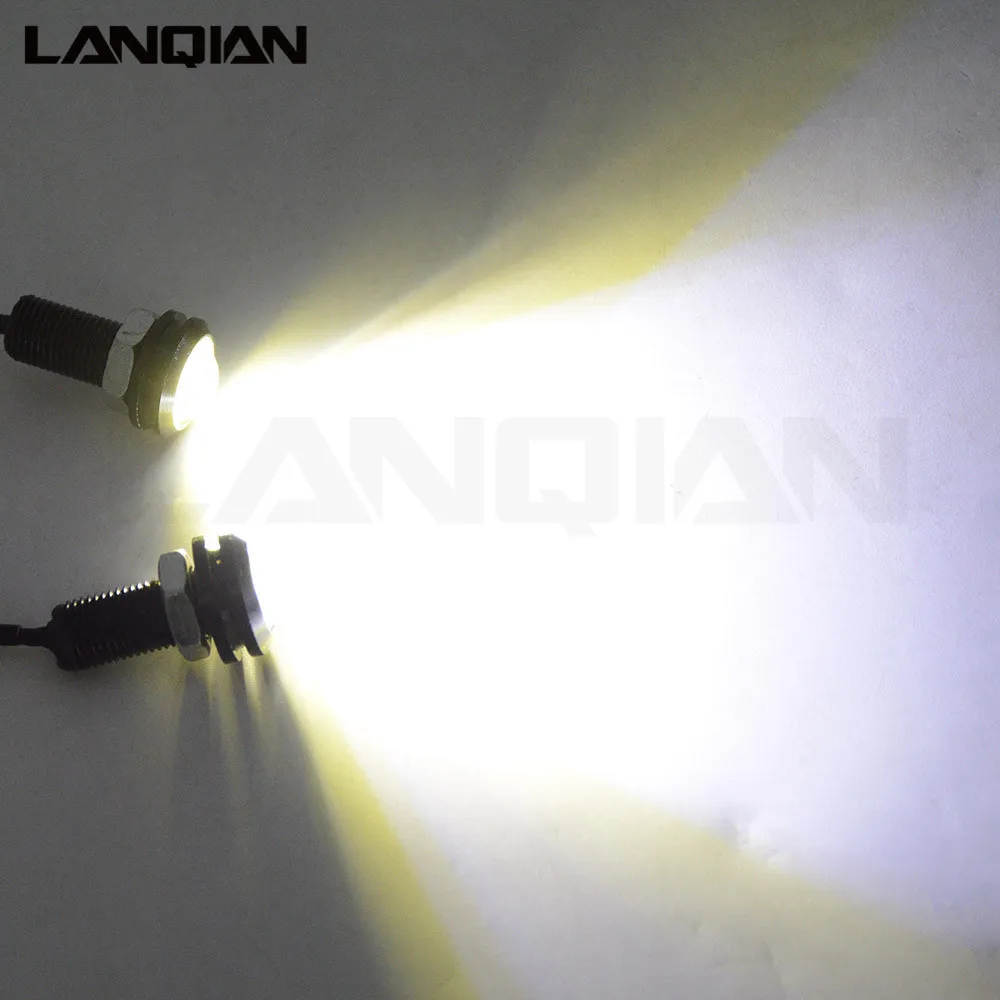 2 шт. 18 мм Led ДХО &quotОрлиный глаз&quot 12 В 3 5 Вт дневные ходовые огни led автомобиль/мото