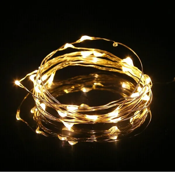 3AA Battery Powered 4M 40led LED Silver Color Copper Wire Fairy String ...