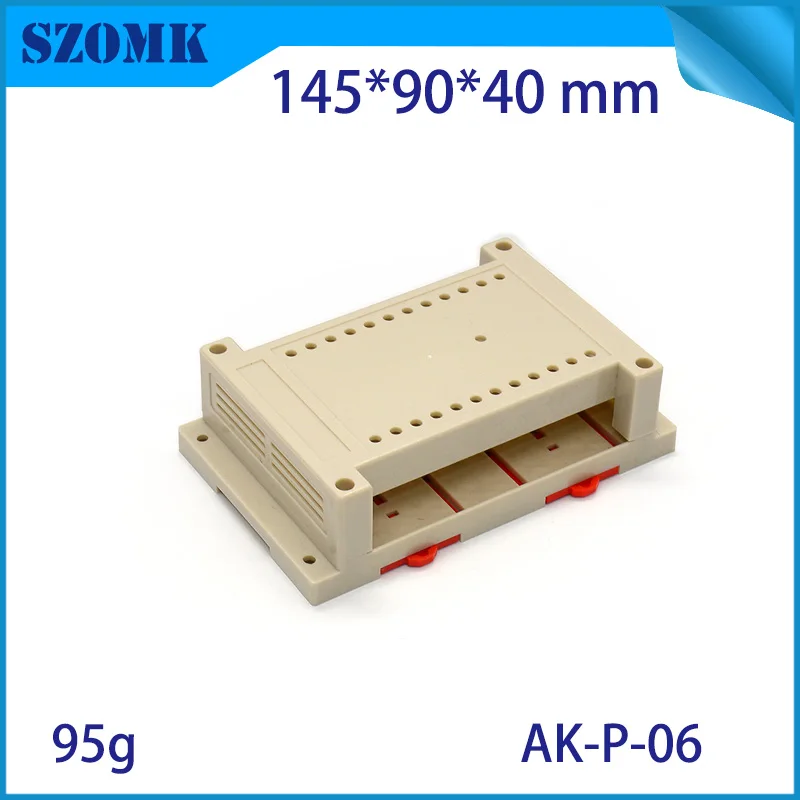 1 шт. корпус для рейки-din с разъемом diy футляр для инструмента 145*90*40 мм plcc Соединительный корпус чехол для электроники