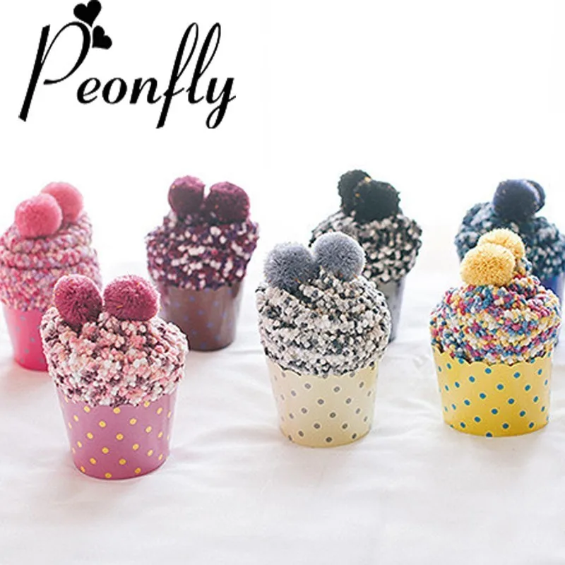 peonfly 2018 новый торт милые смешные носки модные женщин конфеты цвета лохматый