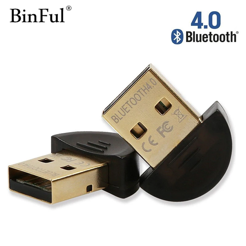 Мини USB Bluetooth адаптер V4.0 CSR Двойной режим беспроводной bluetooth-ключ приемник передатчик для Windows 10 7 8 Vista XP ноутбук