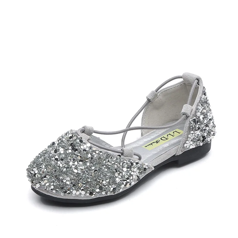 New little Baby Girls Shoes Bling Rhinestones Kids princess Shoes Girls Cocktail Party dance Shoes 1 2 3 4 5 6 7 8 9 10 11-14T