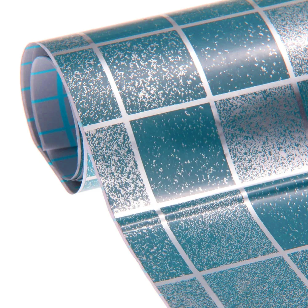 45x200cm Heat Resistance Waterproof wall sticks Mosaic Aluminum Foil