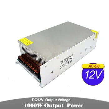 

Single Output DC12V DC18V DC24V DC30V DC36V DC42V DC48V DC60V 1000W Lighting Transformer 220V 110V AC-DC SMPS For Light CNC CCTV