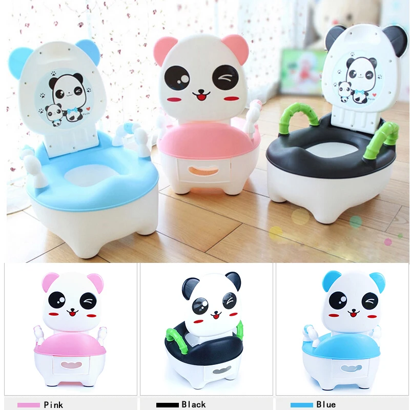 Panda Portable Baby Kid Children Toddler Toilet Plastic Potty Stool