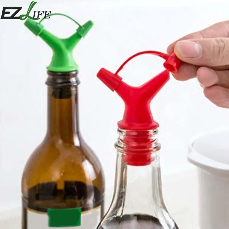 1 unid grande y pequeño agujero tapón de vino para verter salsa de soja herramientas de Cocina Utensilios de Cocina Gadgets Accesorios de Cocina