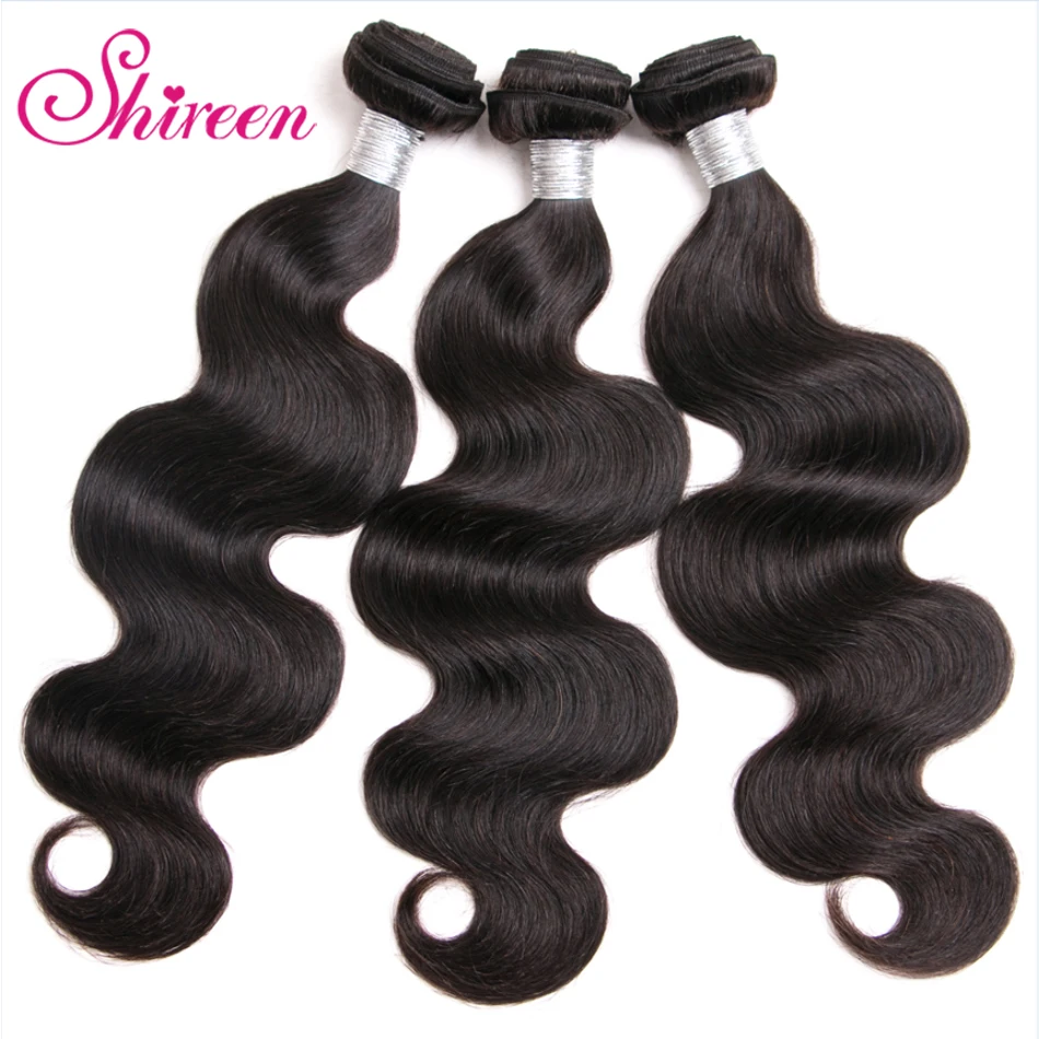 Shireen Hair 3 Bundles Brazilian Body Wave Bundles With Closure 4*4 Lace Closure 4Pcs/Lot Remy Hair Weave Bundles With Closure Shireen Hair 3 Bundles Brazilian Body Wave Bundles With Closure 4*4 Lace Closure 4Pcs/Lot Remy Hair Weave Bundles With Closure