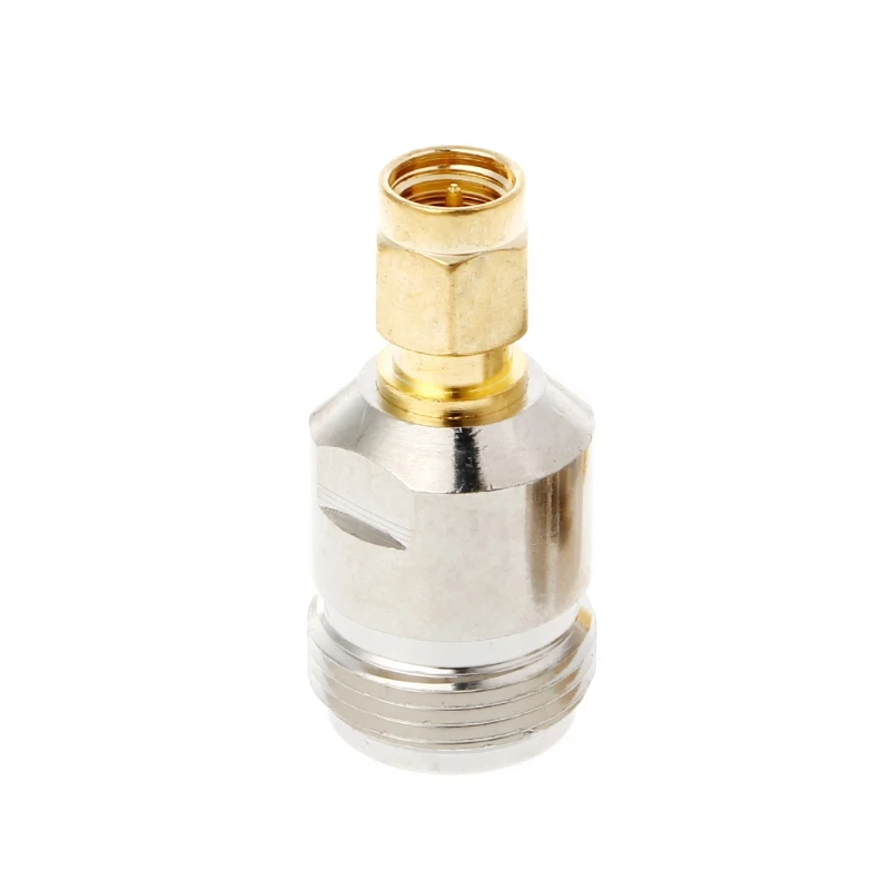 

N Female Jack to SMA Male Plug RF Coax Adapter Convertor Straight Nickel Plated