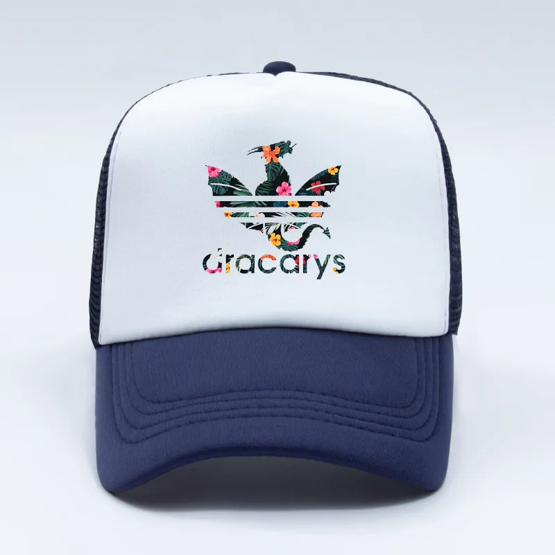 Бренд Dracarys Игра престолов бейсболки женские мужские Snapback сетчатая шапка Дальнобойщик открытый спортивный, для укрытия кепки дропшиппинг - Цвет: Color 3