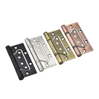 

304 Stainless Steel Silent Buffer Mother Hinge 4 Inch Room Door Mother Drawing Black Green Red Bronze Free Slot Hinge