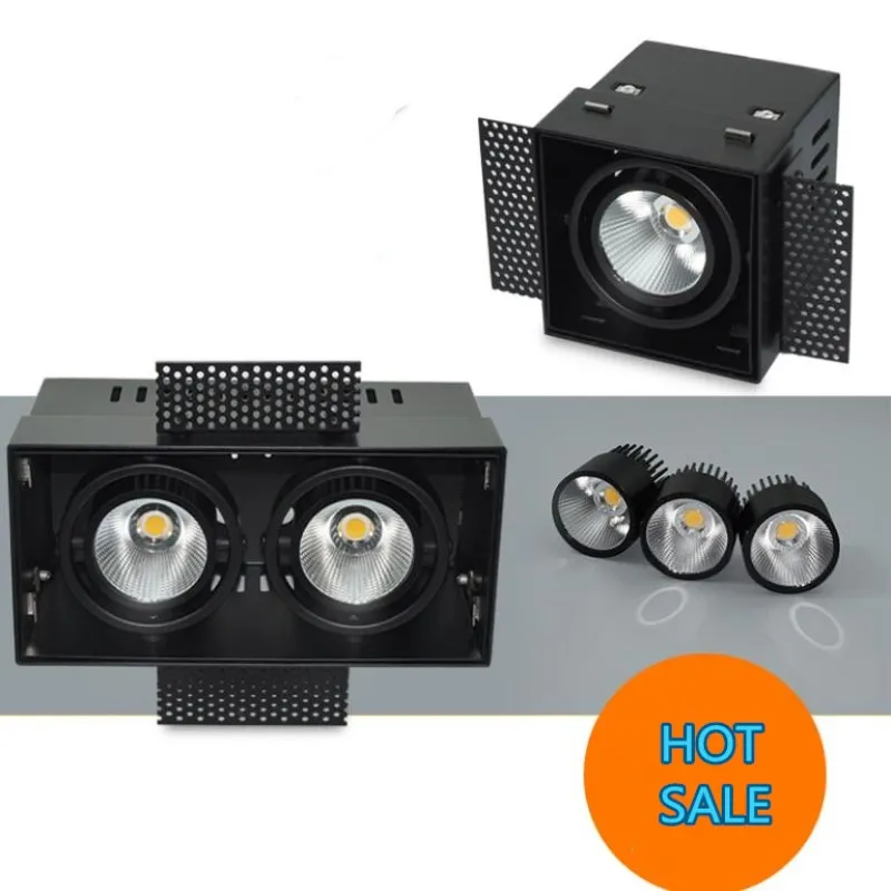 

4PCS/lot 15W LED Grille Lamp,Dimmable 2*15W LED Beans Gall Lamp ,High Power High Lumens 30W Led Grille Light AC110V/AC220V