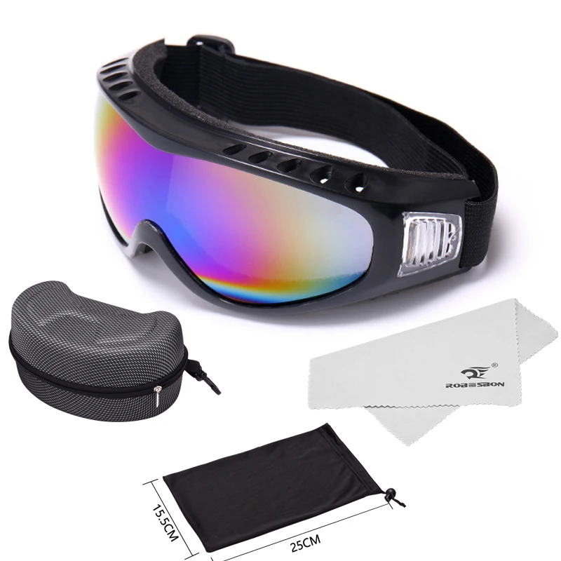

2019 Winter Skiing Goggles Sports Snowboard Anti-fog Snowmobile Windproof Dustproof Glasses UV400 Skate Ski Eyewear