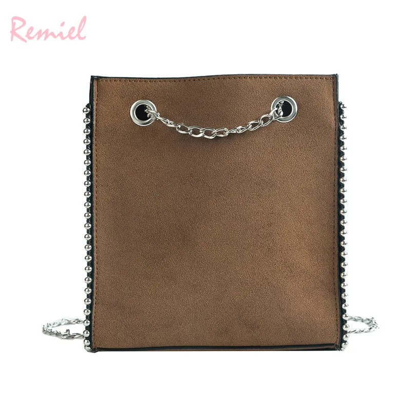 

Retro Fashion Female bag Women's Designer Handbags 2018 New Quality Matte PU Leather Women bag Chain Tote Shoulder Crossbody Bag