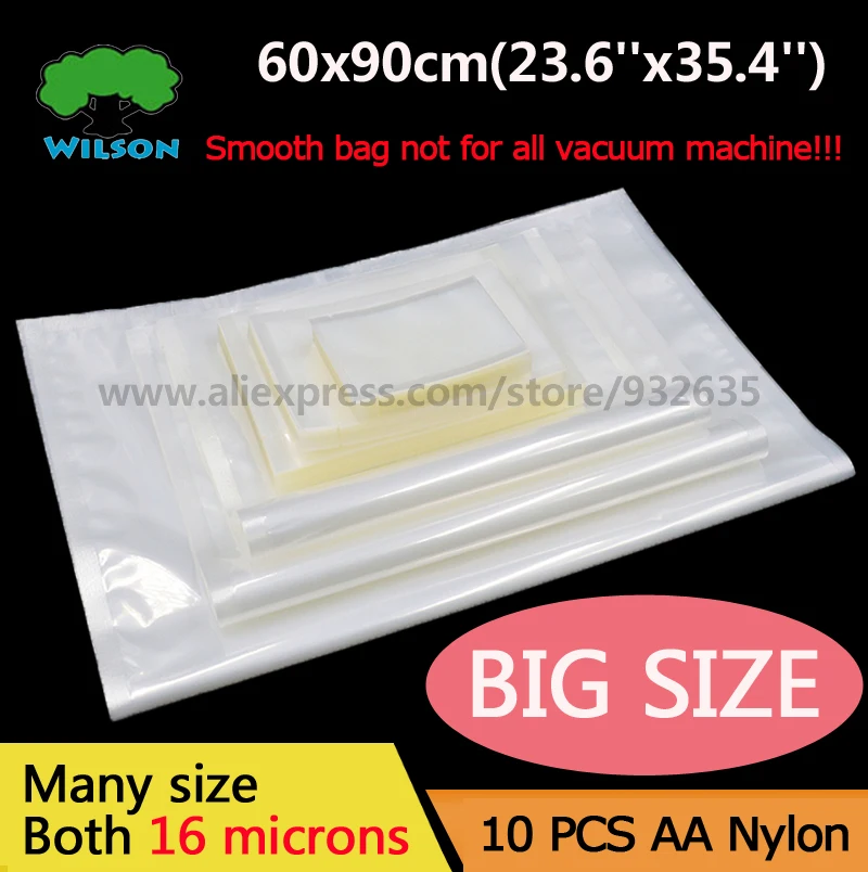 XL PA Vacuum Bag 3.2 mil Biggest Size and Thickened Shiny Clear PA Bag