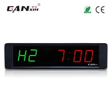 Ganxin LED Interval Timer with Countdown up stopwatch digital sport training timer gym timer custom