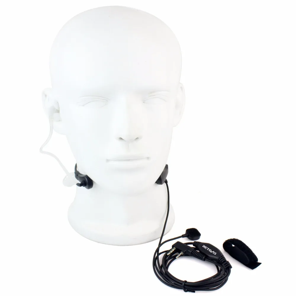 bilder für 1 stück Retevis RT-5R H-777 Kehlkopfmikrofon Ohrhörer Finger PTT Kopfhörer Zubehör Für Baofeng UV-5R Für Kenwood C9007A bilder für 1 stück Retevis RT-5R H-777 Kehlkopfmikrofon Ohrhörer Finger PTT Kopfhörer Zubehör Für Baofeng UV-5R Für Kenwood C9007A
