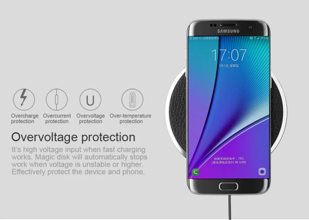 Nillkin Беспроводное зарядное устройство для samsung Galaxy S9 S8 S7 Plus Note 9 8 Nilkin Qi зарядное устройство для iPhone XS MAX XR X 8 7 Plus