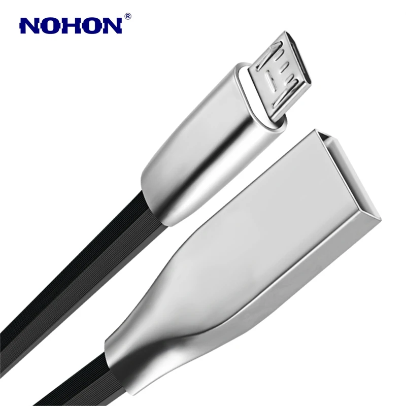 Кабель Micro USB из цинкового сплава для быстрой зарядки и передачи данных Xiaomi 4 Samsung S6