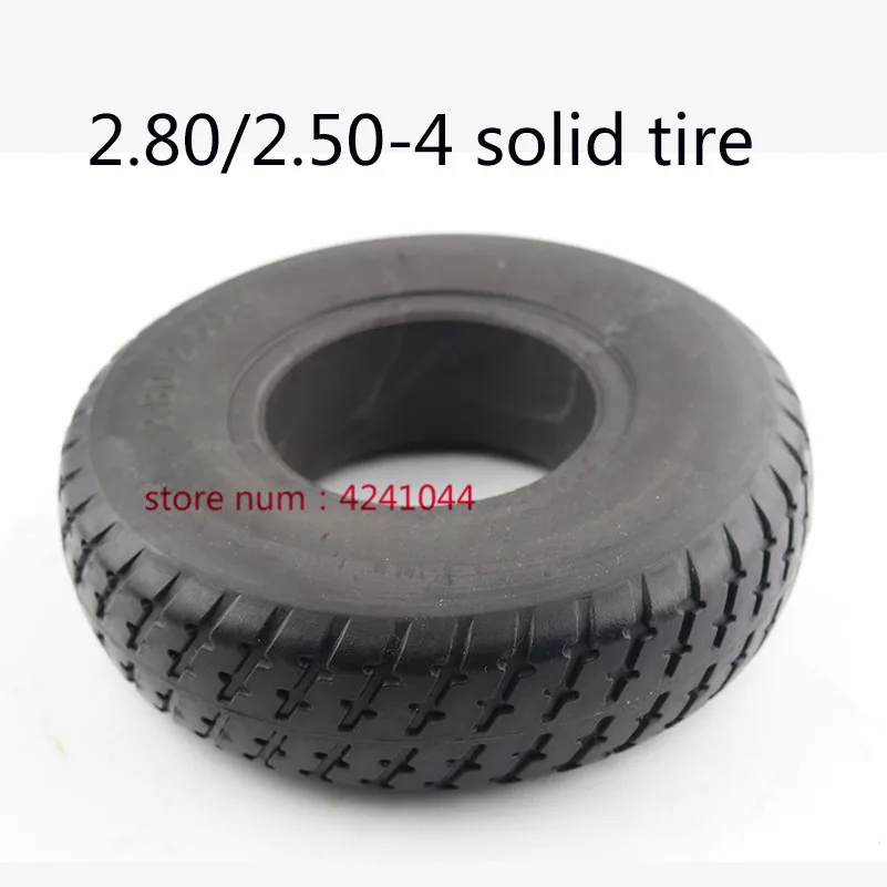 

9 Inch Tire 2.80/2.50-4 Electric Scooter Trolley Trailer Solid Tyre Without Inner Tube Tyre and Wheelchair Solid Tire