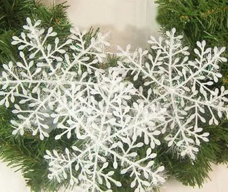18000 шт белые украшения в виде снежинки Рождественский праздник для домашней вечеринки декор