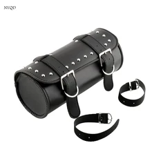 new Fashion motorcycle bag ATV Scooter Leather Round Barrel Pouch Bag Tool Cool Auto Accessories motorcycle
