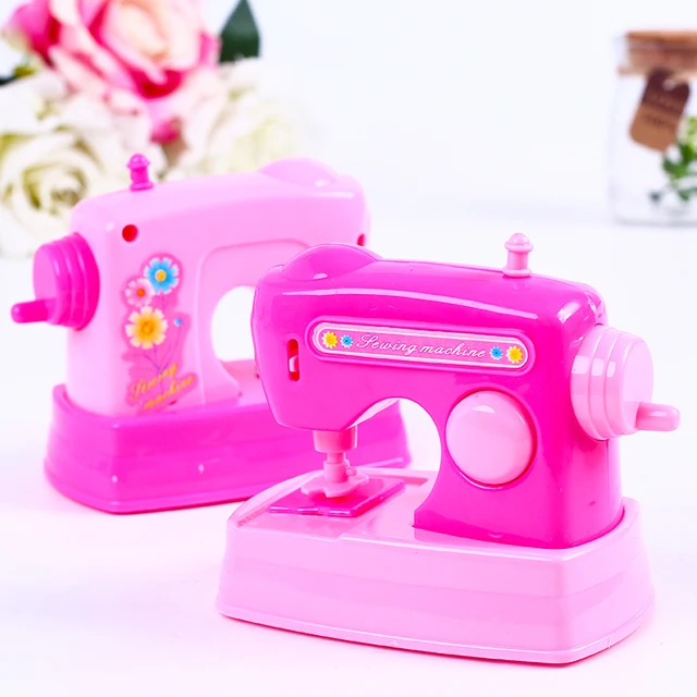 1PCS Kawaii Pretend Play Mini Simulation Kitchen Toys Light-up & Sound Pink Household Appliances Toy for Kids Children Baby Girl 3