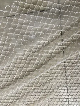 

Small tube beads embroidewred YG-786 best quality embroidered african tulle mesh lace fabric with fringe for fashion show dress