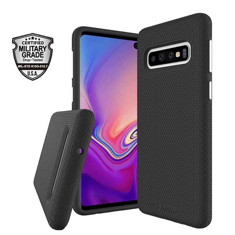 

AmzBoon X Guard 2 in 1 Protection Case for Samsung Galaxy S10 Shockproof Cover S10e S10 Plus Soft TPU Hard PC Armor Hybrid Shell