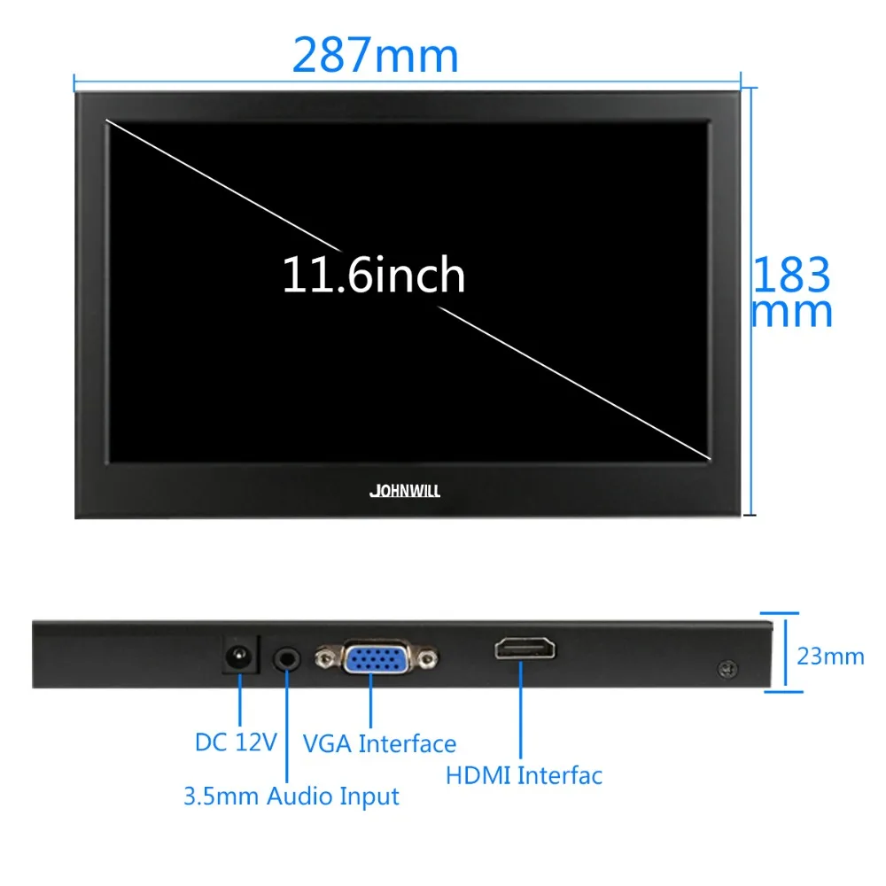 11 6 &quotPS4 xbox переключатель портативный дисплей 1080 p VGA HDMI ноутбук хозяина показа