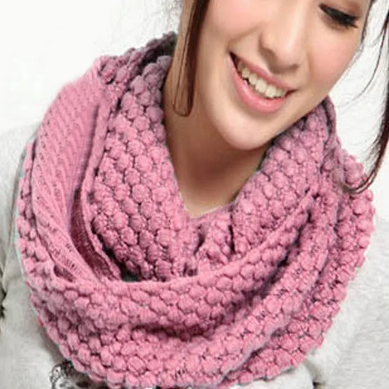

Drop shipping HEFLASHOR 2019 winter new fashion multi-color warm Korean corn yarn collar 128cm Winter warm collar