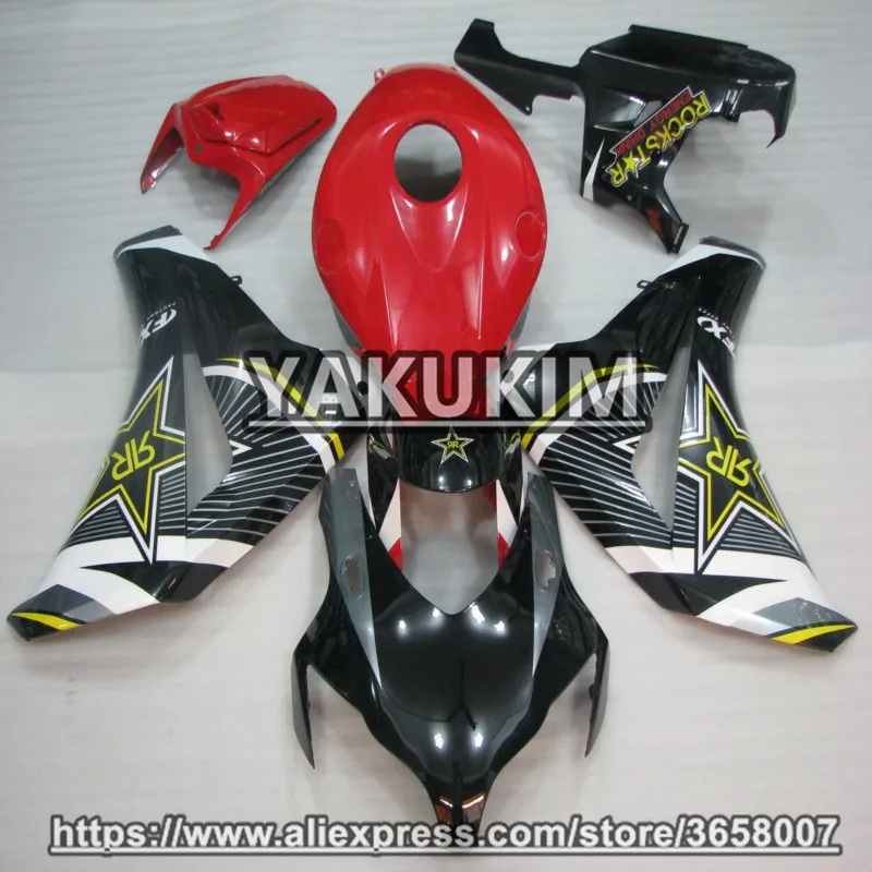 ABS пластик Инъекции обтекатель для Honda CBR1000RR 2008 2009 2010 2011 мотоциклетные крышки CBR