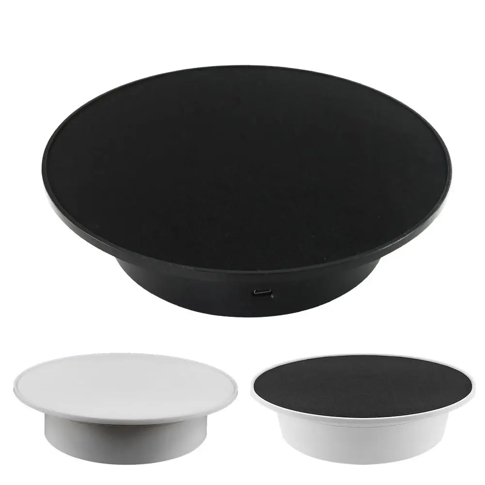 

Electric Turntable USB 360 Degree Turntable Display Stand Video Shooting Props Turntable Action Camera Accessories