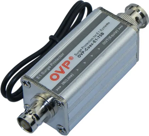 E1 T1 interface coaxial communication signal lightning arrester 2M communication equipment surge protector for 5 years
