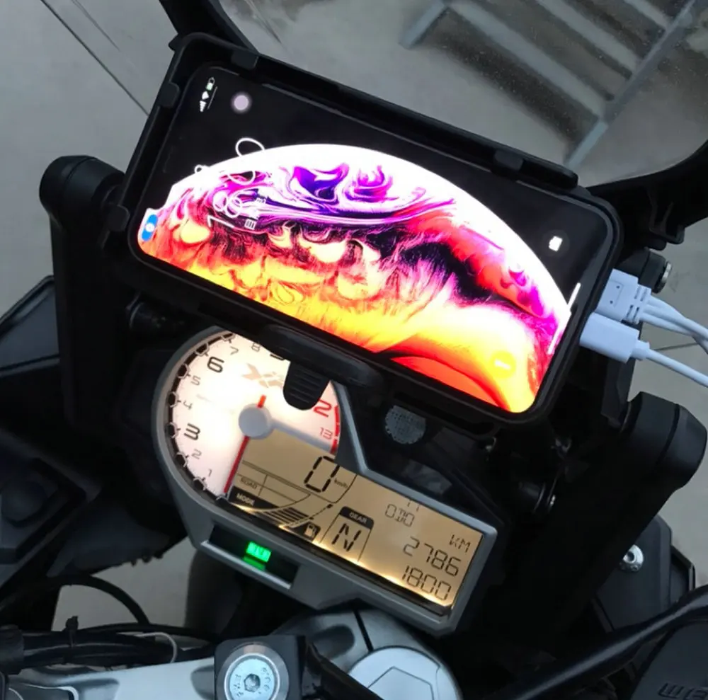 Держатель для навигатора велосипеда USB зарядка телефона BMW R1250GS adventure 2018 ON R1200GS LC 2013