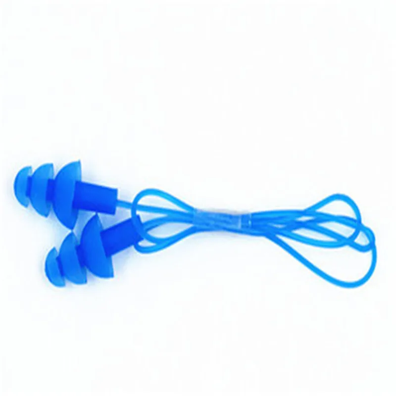 High Quality Soft Silicon Wired Swimming ear plug plugs waterproof for