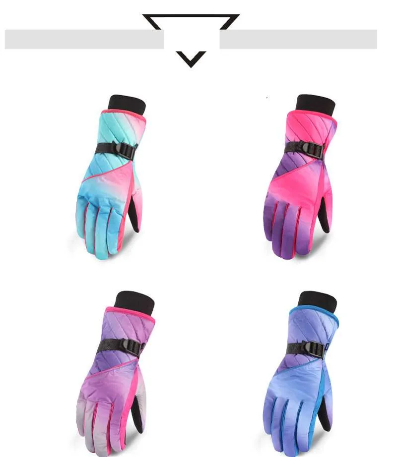 Зимние лыжные перчатки теплые водонепроницаемые зимние перчатки женские перчатки для сноуборда
