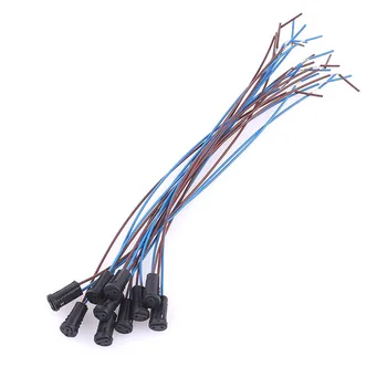 

10Pcs/Bag G4 Lamp Holder Wire Socket Cable 20cm LED Bulbs Connector Fitting Accessory For G4 Ceiling Light/Halogen Lamp
