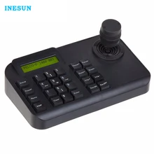 Inesun 3D Joystick PTZ Camera Keyboard Controller RS485 PELCO-D/PELCO-P With LCD Display for Pan Tilt Zoom PTZ Speed Dome Camera Inesun 3D Joystick PTZ Camera Keyboard Controller RS485 PELCO-D/PELCO-P With LCD Display for Pan Tilt Zoom PTZ Speed Dome Camera